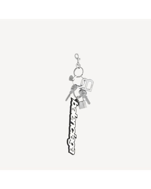 Balenciaga Metallic Kit Charm/Keychain