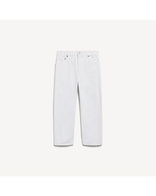 Balenciaga White Jackie Capri