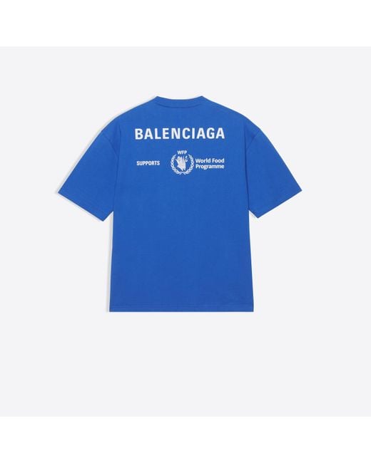 Balenciaga Wfp Medium T-shirt in Blue for Men | Lyst Canada