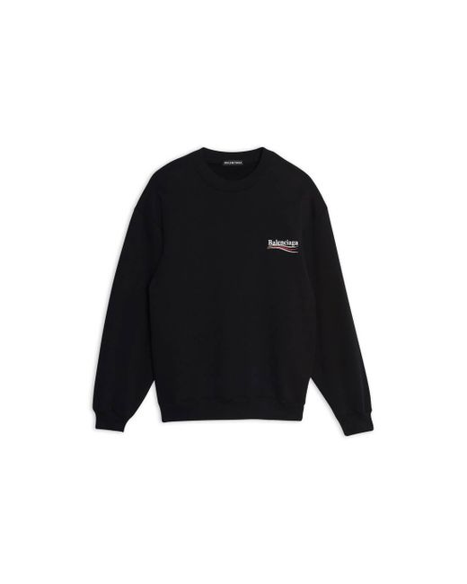 Balenciaga Print Sweatshirt in Black for Men | Lyst