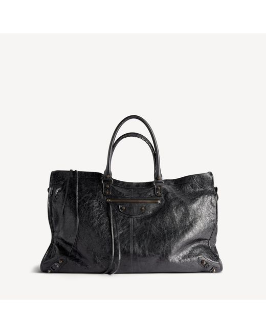 Balenciaga Black Le City Travel Bag for men