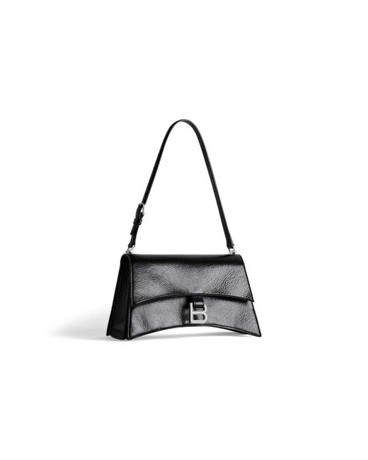 Balenciaga Crush Small Sling Bag in Black | Lyst