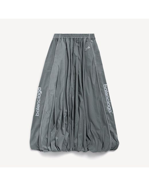 Balenciaga Gray Bodies Balloon Tracksuit Skirt
