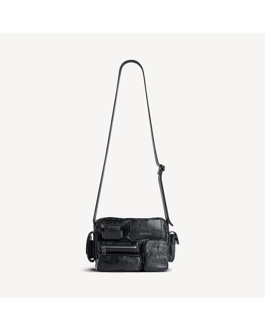 Balenciaga Superbusy Camera Bag in Black for Men | Lyst UK