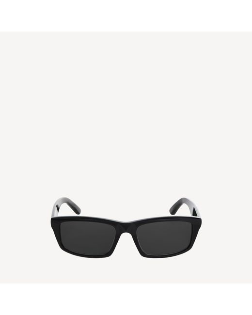 Balenciaga Black Soho Rectangle Af Sunglasses for men