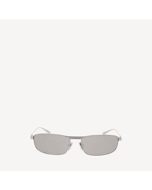 Balenciaga White Tag 3.0 Rectangle Sunglasses