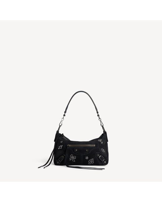 Balenciaga Black Le City Moto Bag Mini