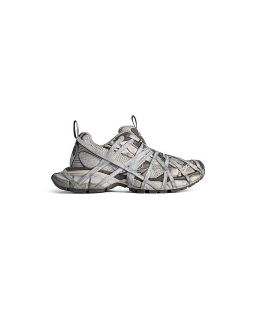 Balenciaga Gray 3xl Extreme Lace Trainers for men