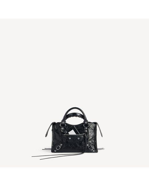 Balenciaga Black Le City Bag Mini