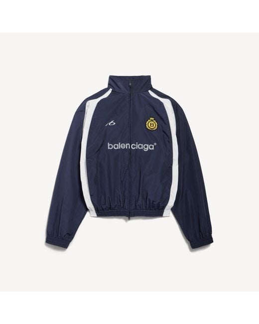 Balenciaga Blue Soccer Tracksuit Jacket for men