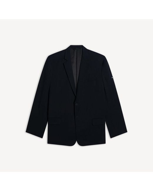 Balenciaga Blue Washed Jacket for men