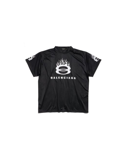 ●送料込●BALENCIAGA●T-SHIRT BURNING UNITY OVERSIZE POUR Balenciaga Burning Unity Oversized T-Shirt | Saks Fifth Avenue