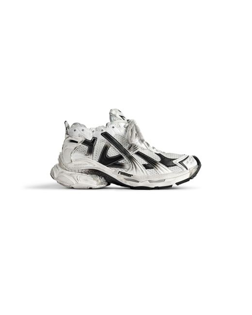 Balenciaga White Runner Gradient Sneaker for men