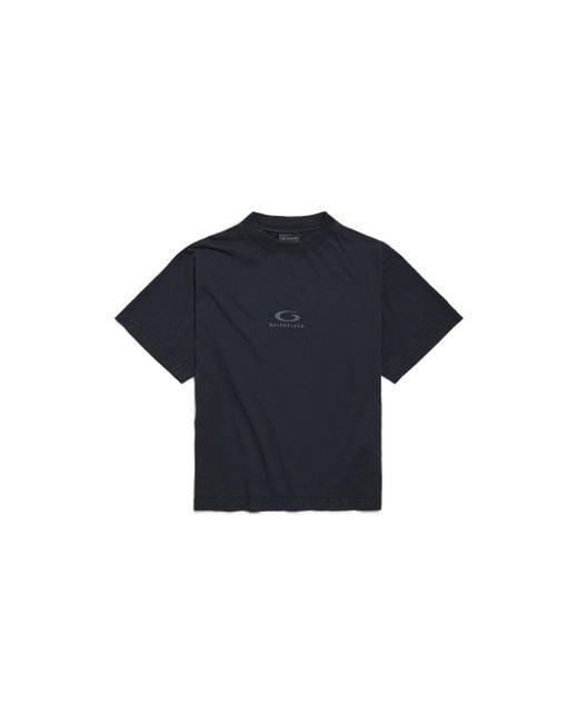 Balenciaga Blue Loop Sports Icon T-shirt Medium Fit