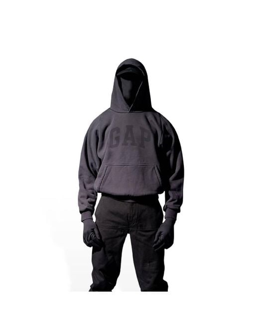 DOVE SHRUNKEN HOODIE Yeezy Gap Dove Shrunken Hoodie Black | Hype 