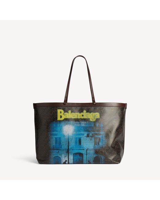 Balenciaga Blue Select Tote Bag Large