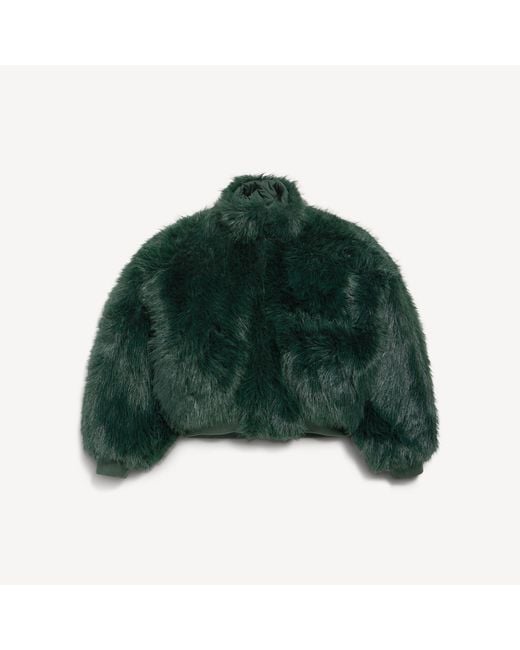 Balenciaga Green Cropped Jacket