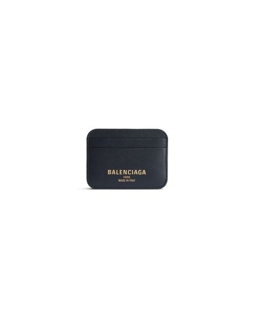 Balenciaga Black Leather Cash 2.0 Card Holder
