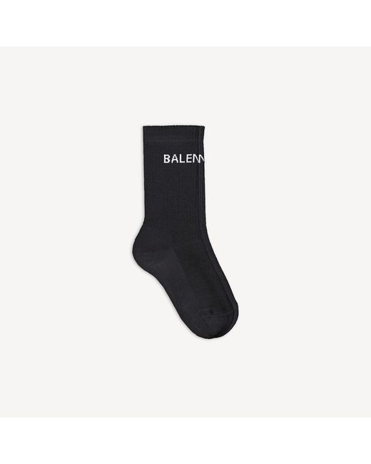 Balenciaga Black Logo Socks
