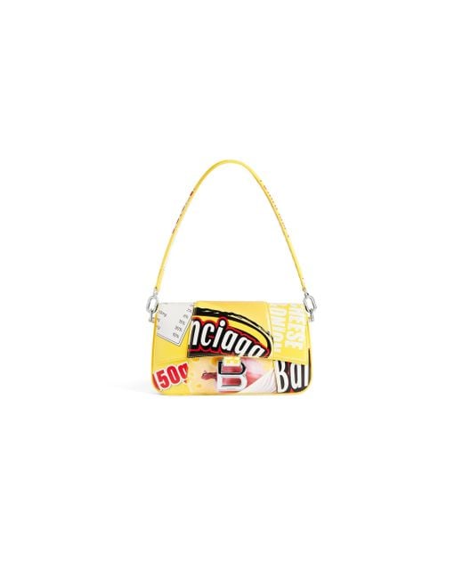 Balenciaga White Hourglass Sling Bag Small