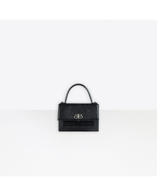 Balenciaga Black Sharp Xs Satchel Shoulder Bag