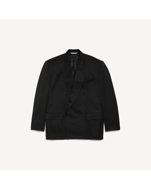 Balenciaga Black Too Far Tailored Jacket for men