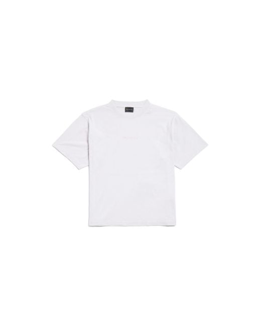 Balenciaga White Back T-Shirt Medium Fit