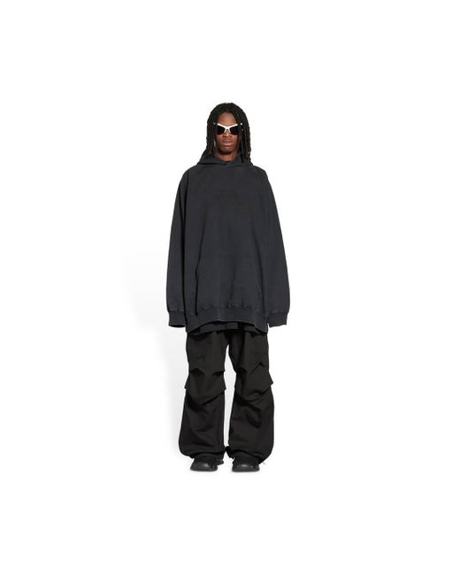 Balenciaga Black Fashion Institute Hoodie Oversized for men