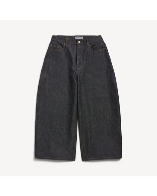Balenciaga Gray Curved Jeans for men