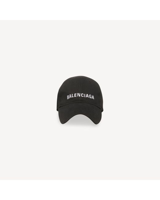 Balenciaga Black Logo Baseball Cap