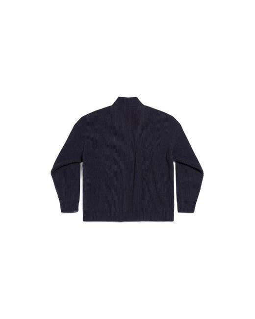 Balenciaga Camionneur Sweater in Blue for Men | Lyst
