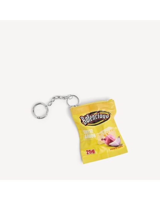 Balenciaga Yellow Charm/Keychain Chips