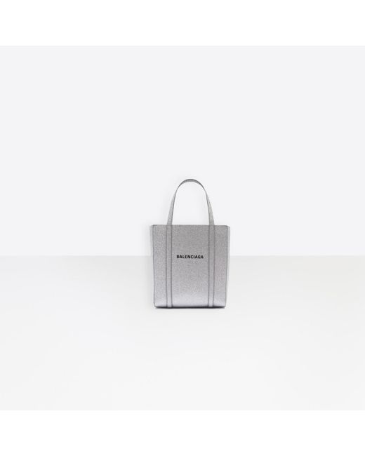 Balenciaga Everyday Tote Bag XXS in Glitzer-Optik in Mettallic | Lyst AT