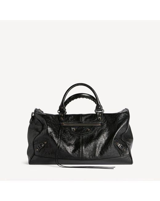 Balenciaga Black Le City Boston Bag Large for men