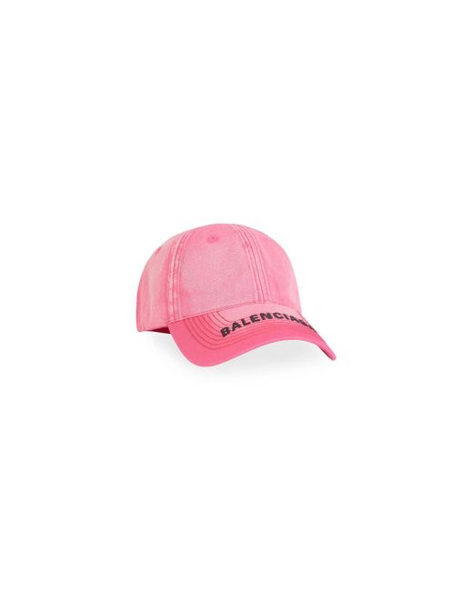 Balenciaga Cap in Pink | Lyst