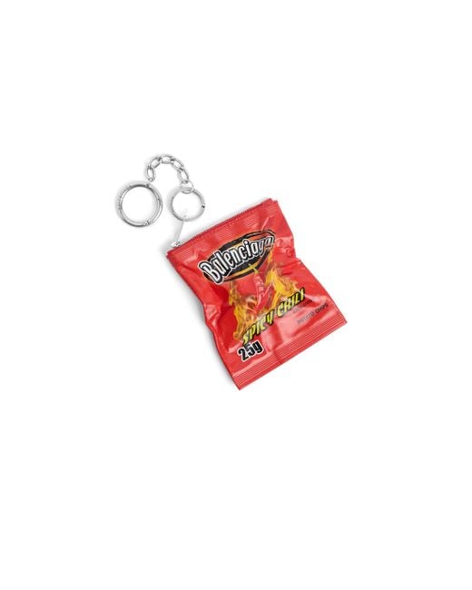 Balenciaga Red Charm/keychain Chips