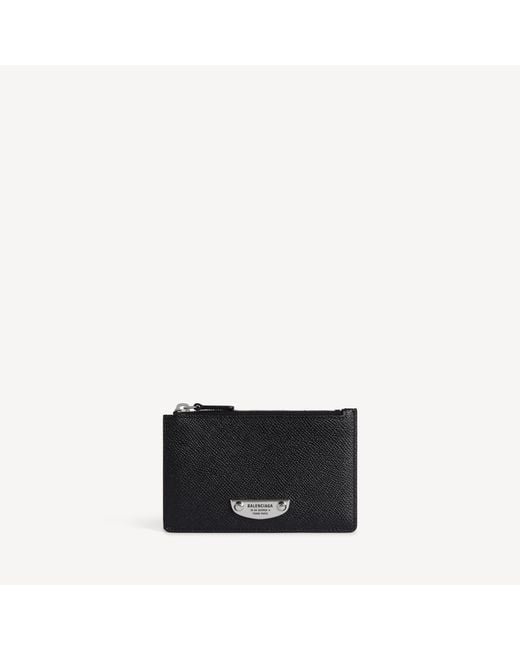 Balenciaga Black Le City Uptown Long Coin And Card Holder for men