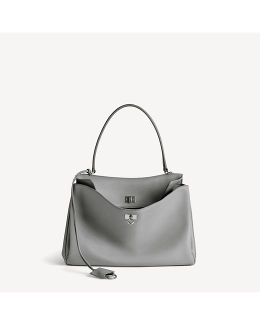 Balenciaga Gray Rodeo Handbag Medium
