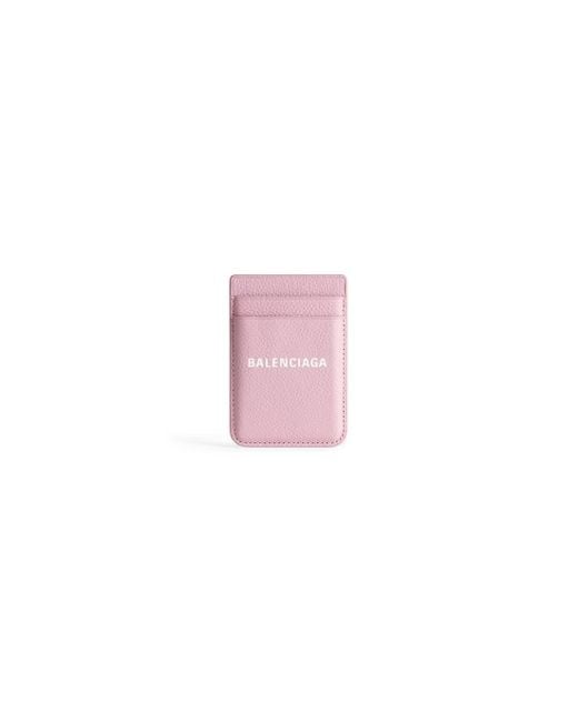 Balenciaga Pink Cash Magnet Card Holder