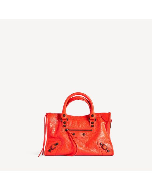 Balenciaga Red Le City Bag Small