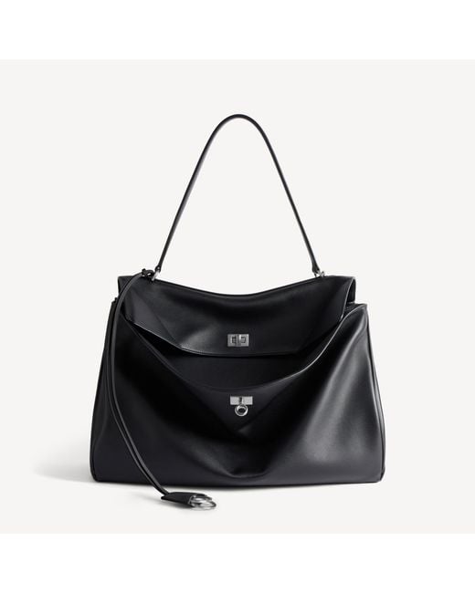 Balenciaga Black Rodeo Handbag Large
