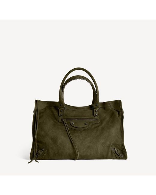 Balenciaga Green Le City Bag Large for men