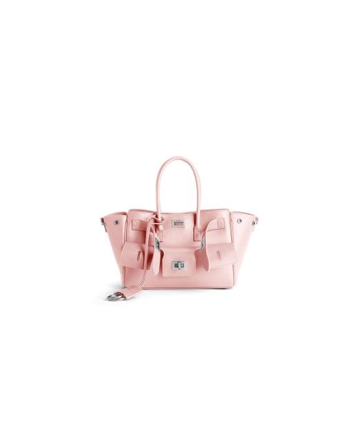Balenciaga Pink Bel Air Carry All Bag Mini