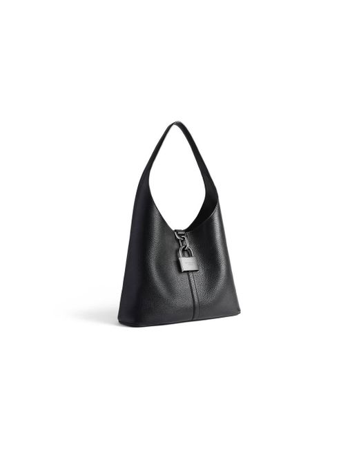 Balenciaga Locker Medium North-south Hobo Bag in Black | Lyst