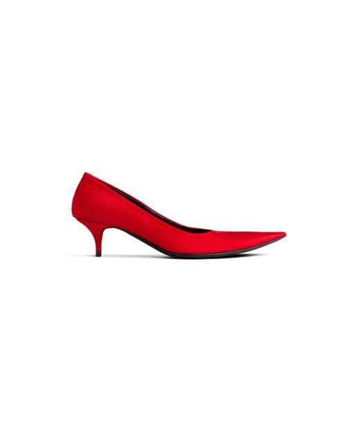 Balenciaga Red Avenue 50Mm Pump