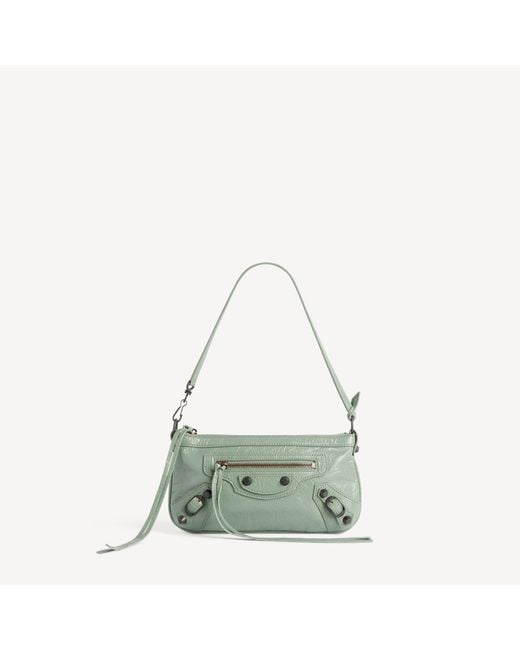 Balenciaga Green Le City Pouch On Strap