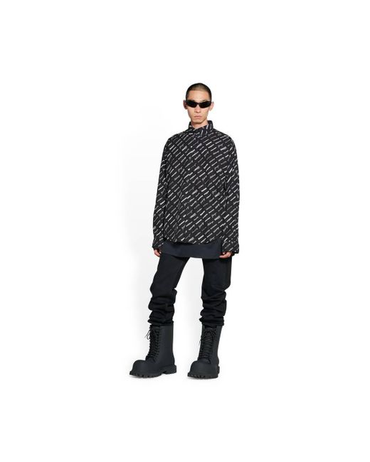 Balenciaga logo all over shirt Clearance