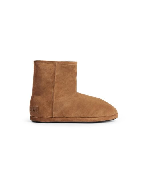 Balenciaga Brown Alaska Soft Bootie for men