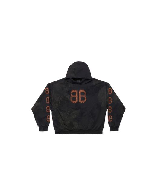 Balenciaga Crypto hoodie medium fit in Black für Herren