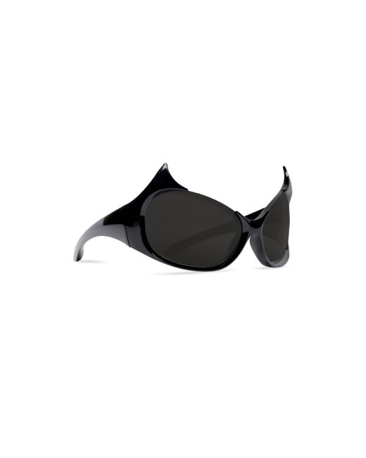 Balenciaga Gotham Cat Sunglasses Black for men